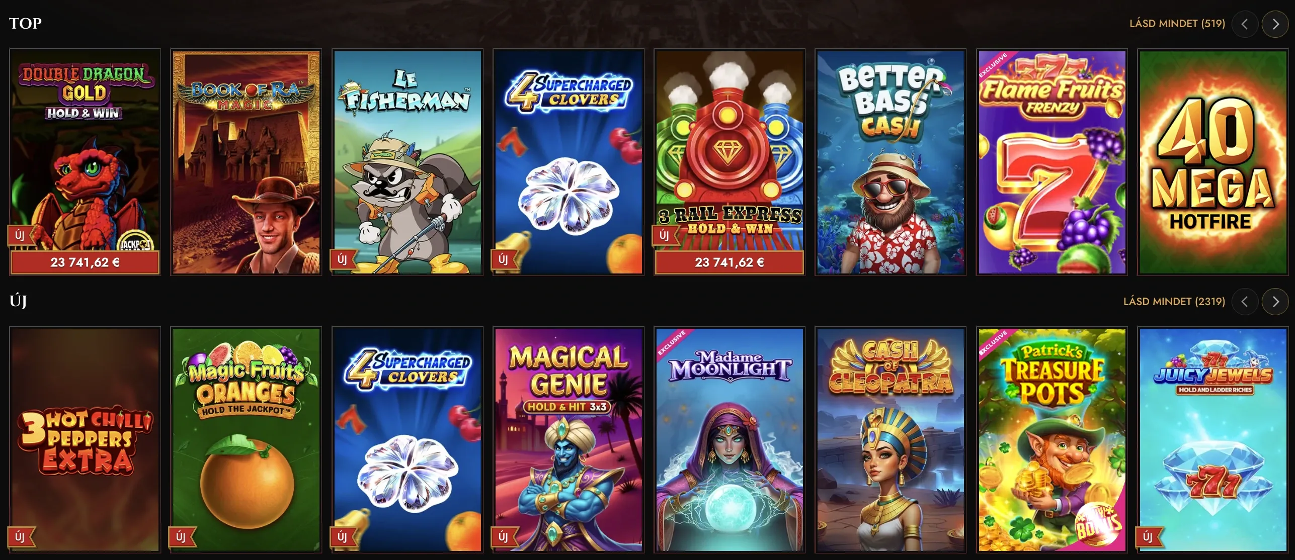 Legiano kaszinójátékok